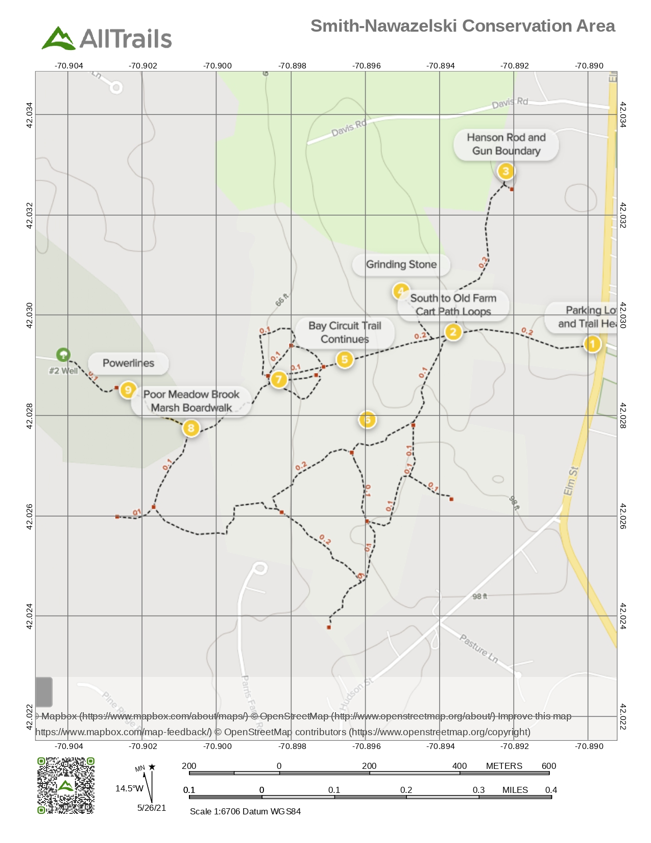 Smith-Nawazelski Conservation Area Map
