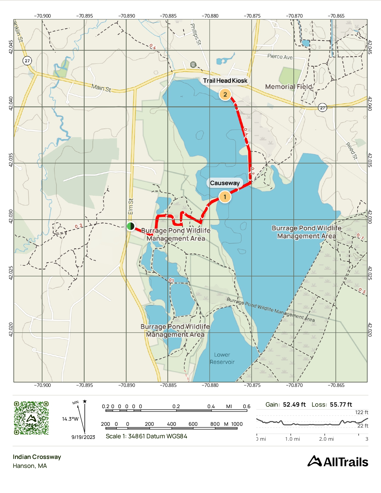 Indian Crossway Conservation Area Map