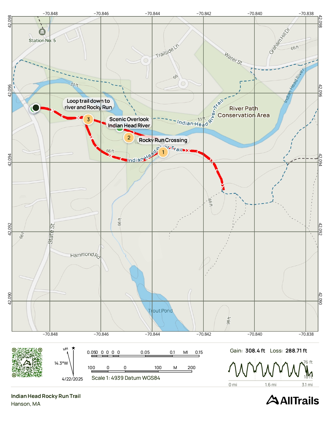 Rocky Run Conservation Area Map