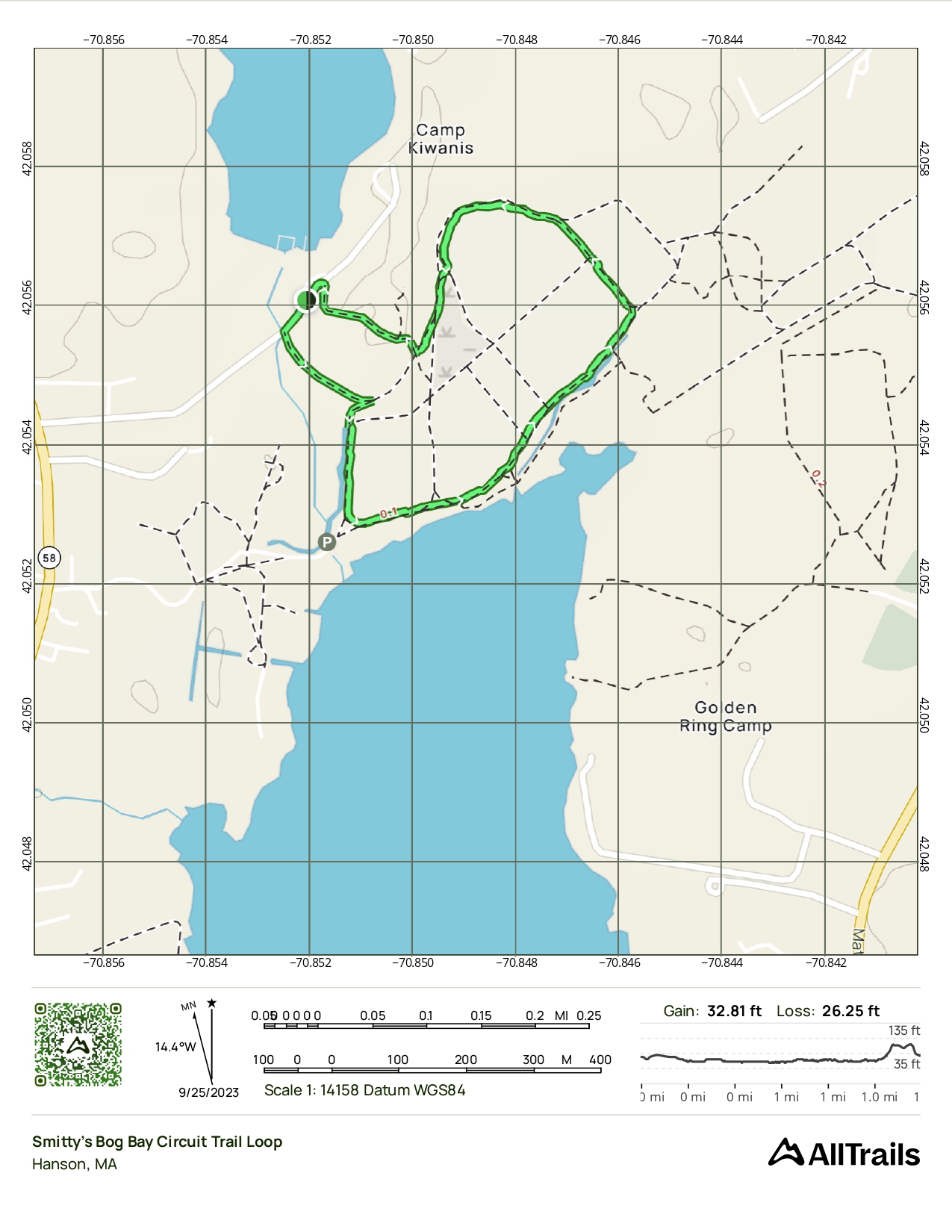 Smitty's Bog Bay Circuit Trail Map